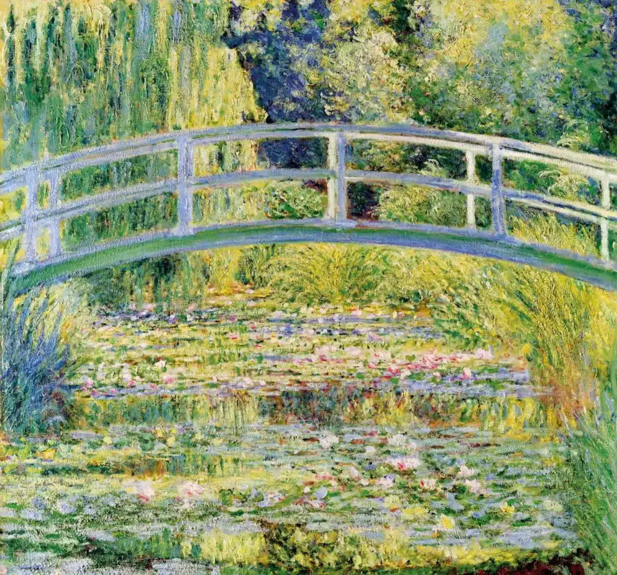 A pintura de Monet antes de sofrer de cataratasataratas